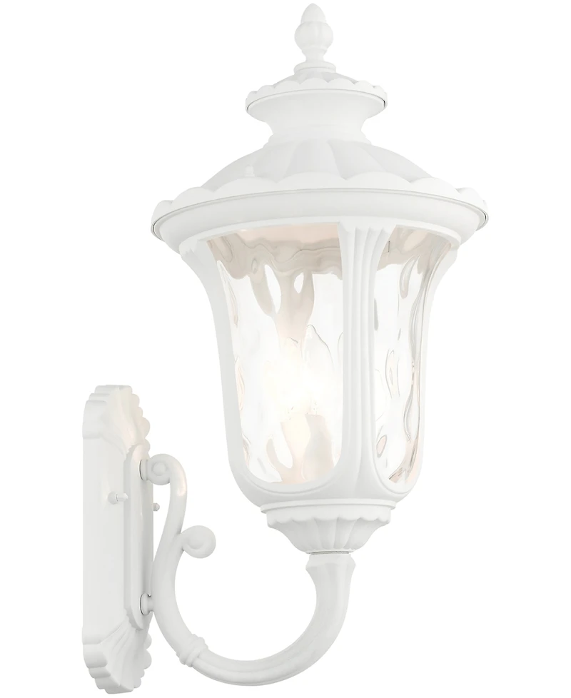 Livex Oxford 3 Light Outdoor Wall Lantern