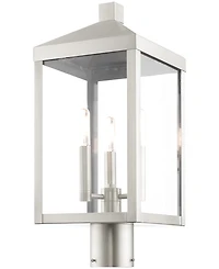 Livex Nyack 3 Light Outdoor Post Top Lantern