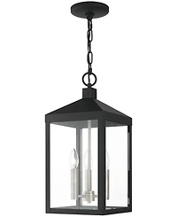 Livex Nyack 3 Light Outdoor Pendant Lantern