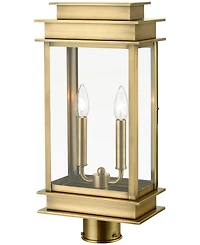 Livex Princeton 2 Light Outdoor Post Top Lantern