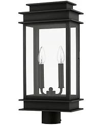Livex Princeton 2 Light Outdoor Large Post Top Lantern