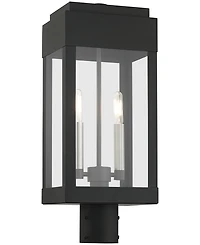 Livex York 2 Light Outdoor Post Top Lantern
