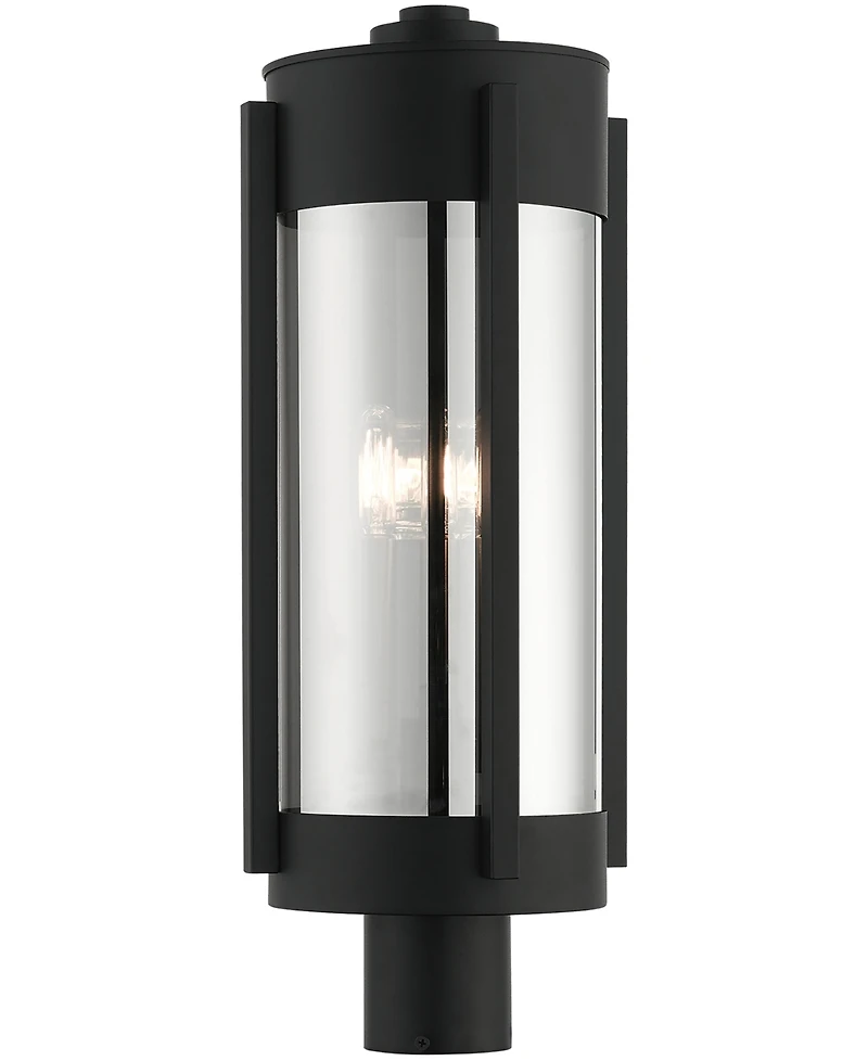Livex Sheridan 3 Light Outdoor Post Top Lantern