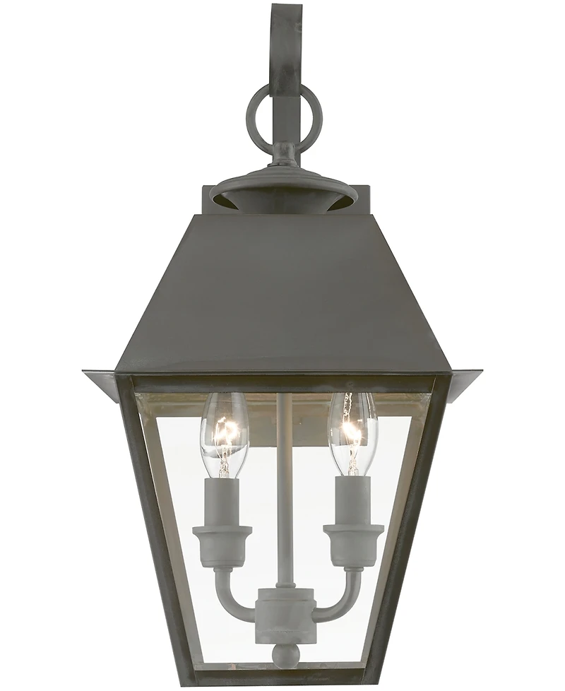 Livex Wentworth 2 Light Outdoor Medium Wall Lantern