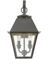 Livex Wentworth 2 Light Outdoor Medium Wall Lantern