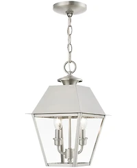Livex Wentworth 2 Light Outdoor Medium Pendant Lantern