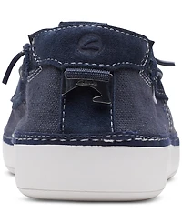 Clarks Men's Higley Tie Slip-On Canvas Boat Shoes