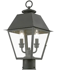 Livex Wentworth 2 Light Outdoor Medium Post Top Lantern