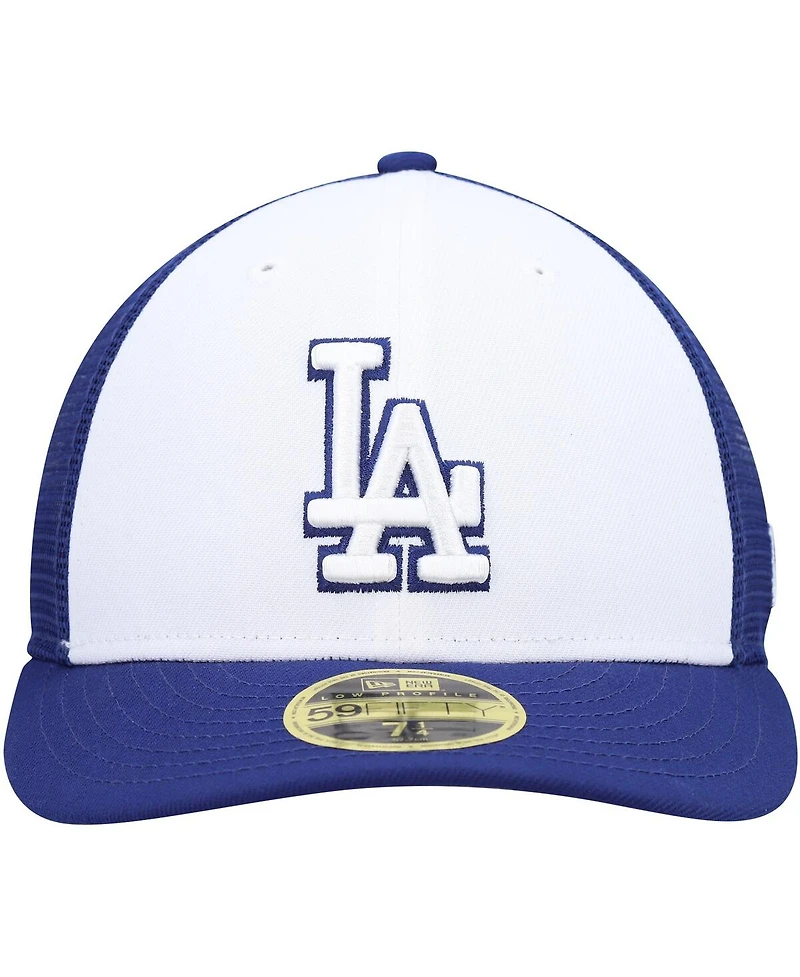 Men's New Era Royal, White Los Angeles Dodgers 2023 On-Field Batting Practice Low Profile 59FIFTY Fitted Hat