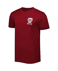 Men's Cherry Temple Owls Mascot Scenery Premium T-shirt