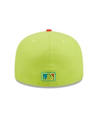 Men's New Era Green and Red Washington Nationals 2008 Inaugural Season Cyber Highlighter 59FIFTY Fitted Hat