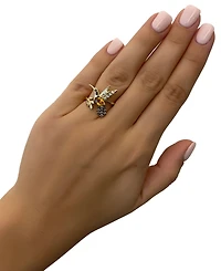 Le Vian Cinnamon Citrine (1/2 ct. t.w.), Nude Diamonds (1/6 ct. t.w.), Chocolate Diamonds (1/6 ct. t.w.) & Blackberry Diamonds (1/6 ct. t.w.) Hummingb