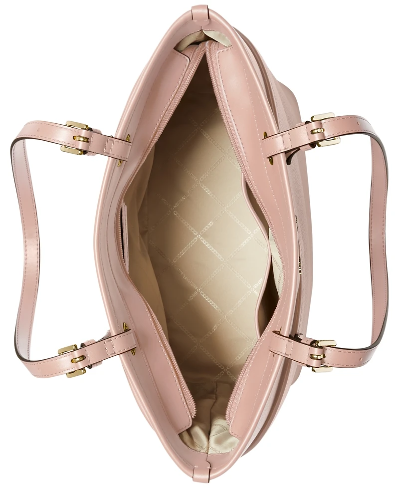 Michael Kors Medium Leather Top Zip Pocket Tote