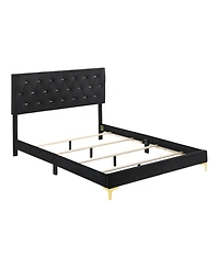 Coaster Home Furnishings Kendall 49.25" Asian Hardwood Tufted Panel Queen Bed