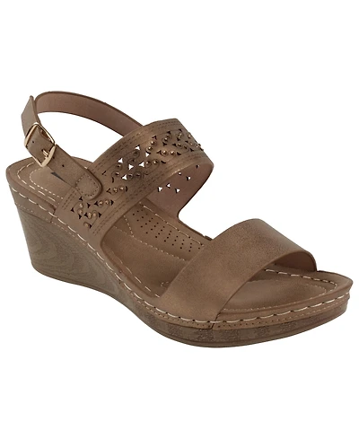 Gc Shoes Women's Foley Comfort Wedge Sandals