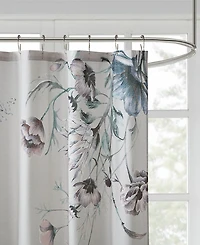 Madison Park Cassandra Printed Cotton Shower Curtain, 72" x