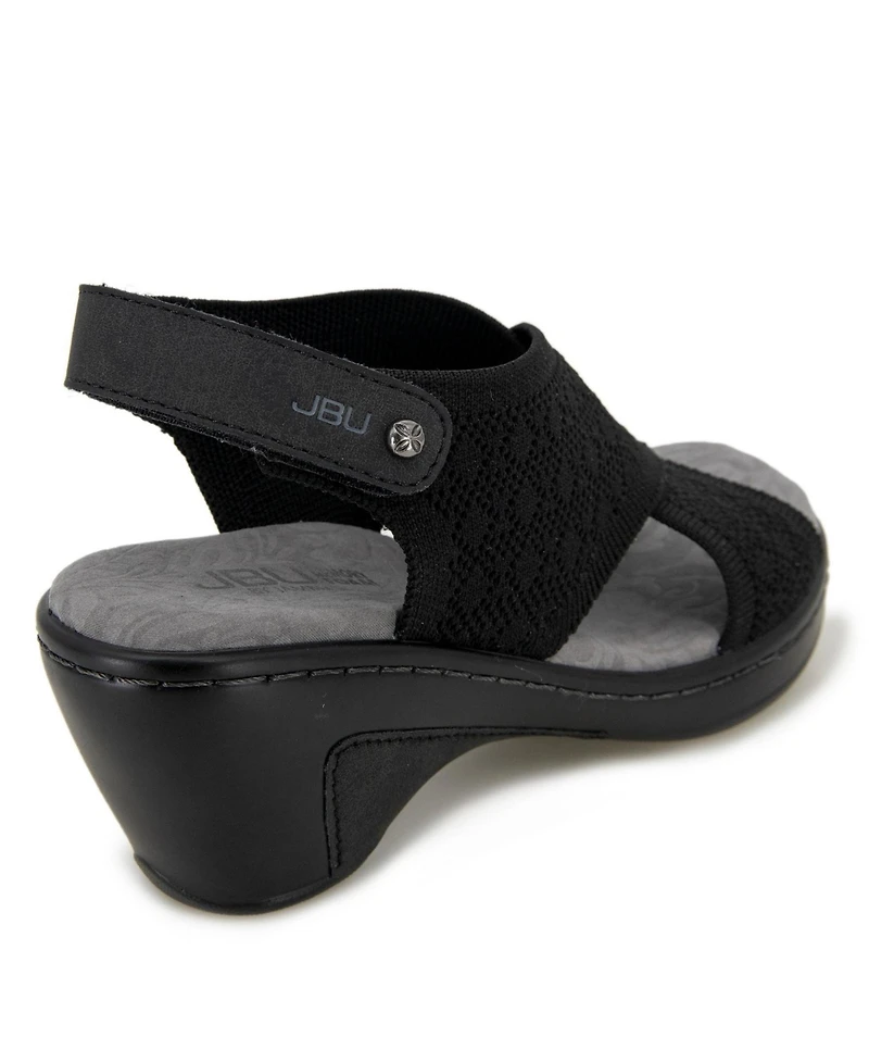 Jbu Women's Alyssa Wedge Sandals