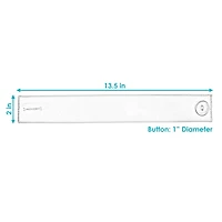 Indoor/Outdoor Fabric Curtain Tiebacks with Buttons - Polyester