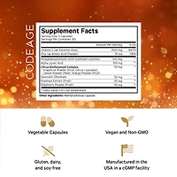 Codeage Liposomal Vitamin C 1500mg with Zinc, Elderberry, Citrus Bioflavonoids Grapefruit, Lemon, Orange Powder, Quercetin & Rose Hips Fruit Supplemen