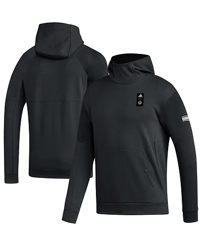 Men's adidas Black Philadelphia Union 2023 Player Travel Pullover Hoodie