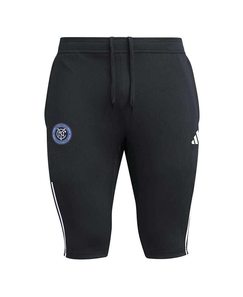 Men's adidas Black New York City Fc 2023 On-Field Training Aeroready Half Pants