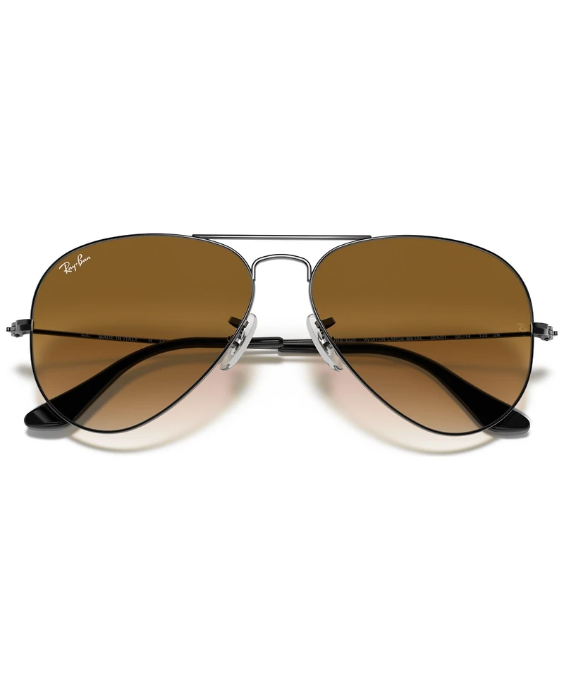 Ray-Ban Unisex Sunglasses, RB3025 Aviator Gradient