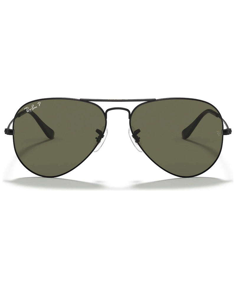 Ray-Ban Unisex Polarized Aviator Classic Sunglasses, RB3025