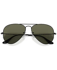 Ray-Ban Unisex Polarized Sunglasses, RB3025 Aviator Classic
