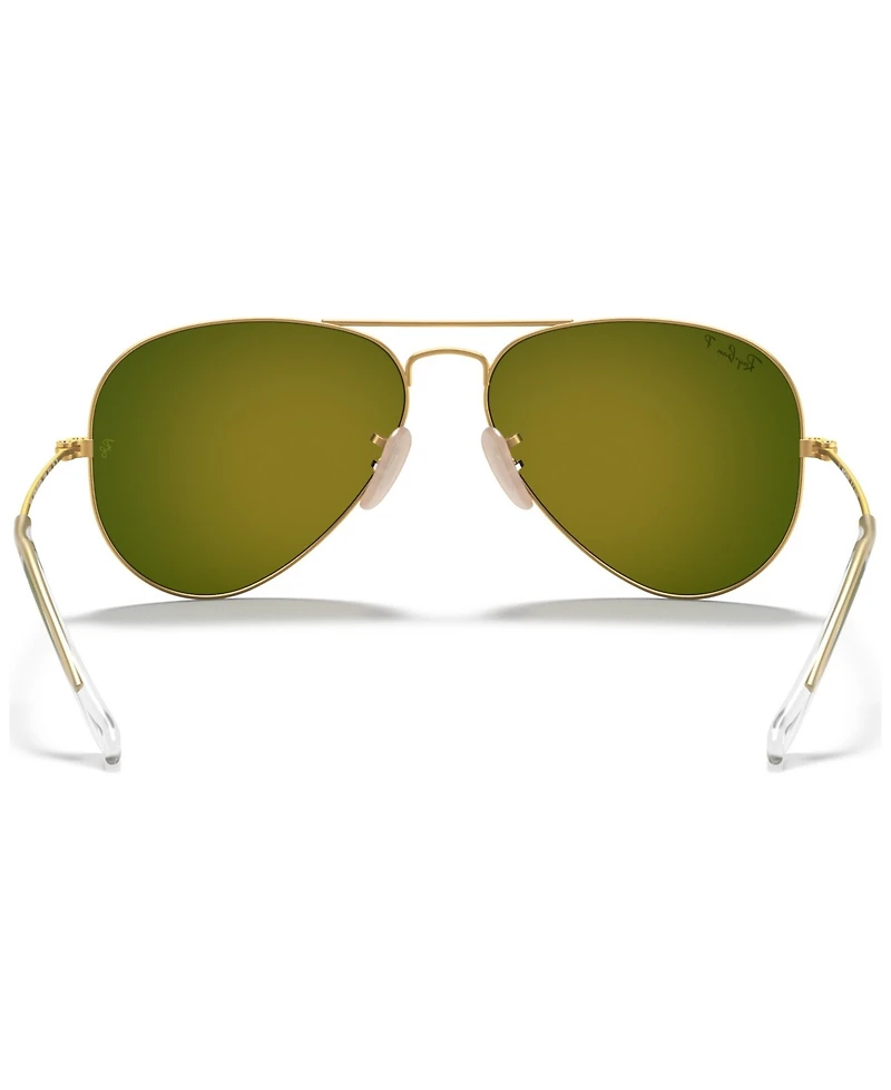 Ray-Ban Polarized Sunglasses, RB3025 Aviator Mirror