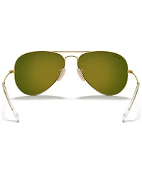 Ray-Ban Polarized Sunglasses, RB3025 Aviator Mirror