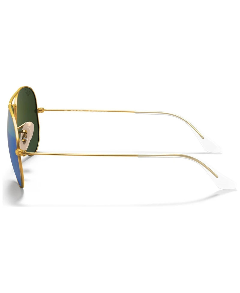 Ray-Ban Polarized Sunglasses, RB3025 Aviator Mirror