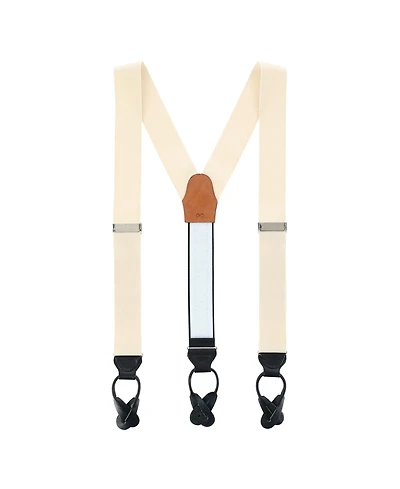 Trafalgar Men's Hudson Nylon Button End Suspenders