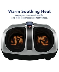 Miko Shiatsu Foot Massager Machine with Kneading and Switchable Heat