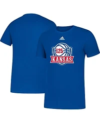 Men's adidas Royal Kansas Jayhawks 125th Season Basketball Amplifier T-shirt