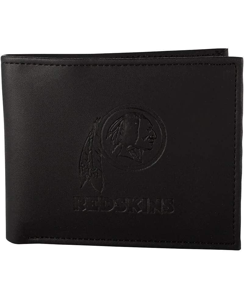 Men's Black Washington Commanders Hybrid Bi-Fold Wallet