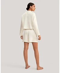 Lilysilk Women's Osmanthus Silk Pullover Pajama Short Set