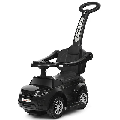 Costway 3 1 Ride on Push Car Toddler Stroller Sliding w/Music
