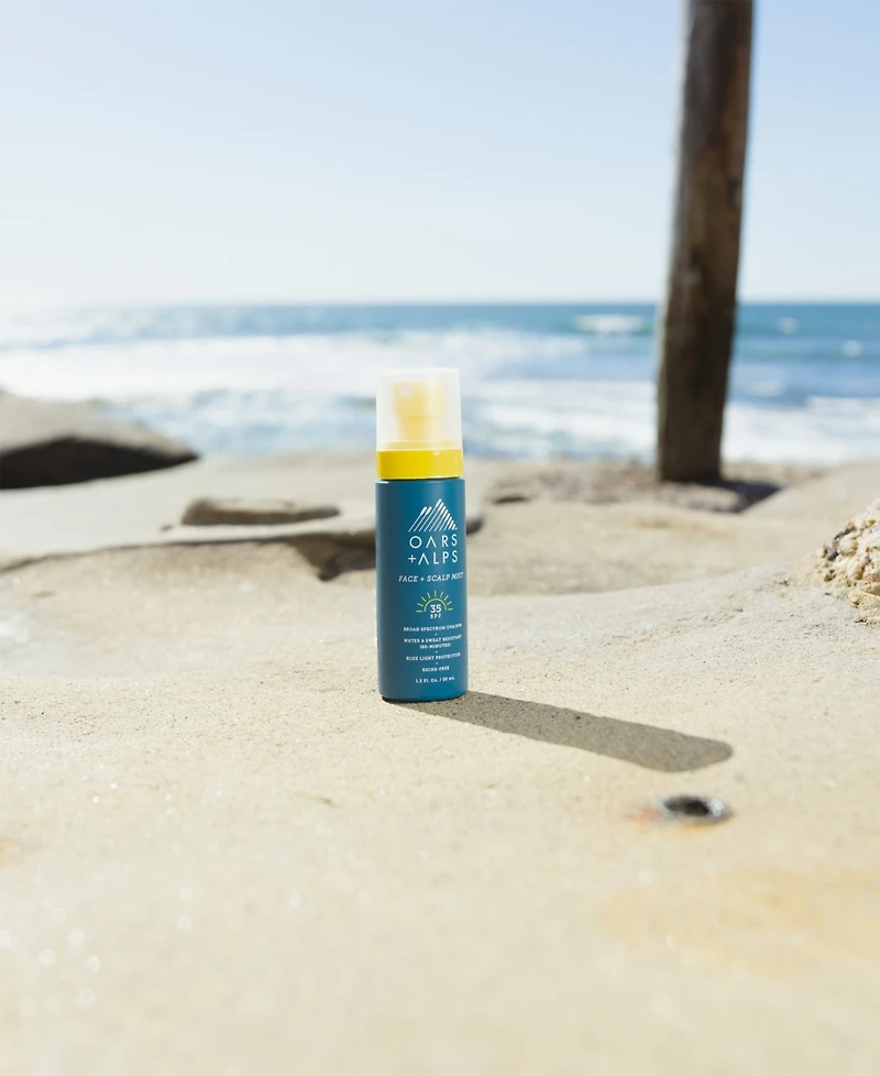 Oars + Alps Face & Scalp Mist Spf 35, 1.5 oz.