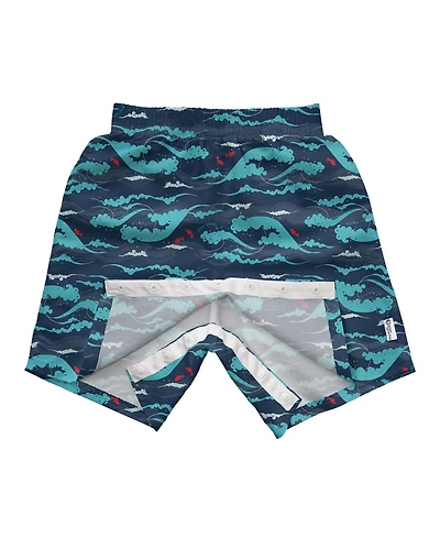 green sprouts Baby Boys Lightweight Easy Change Swim Trunks