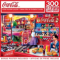 MasterPieces Coca-Cola - Soda Fountain 300 Piece Ez Grip Jigsaw Puzzle
