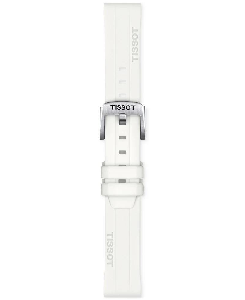 Tissot Women's Swiss Seastar 1000 White Silicone Strap Watch 36mm