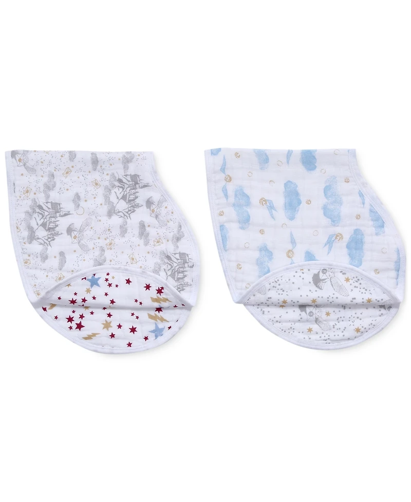 aden by aden + anais Baby Boys or Baby Girls Harry Potter Bibs, Pack of 2