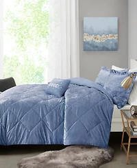 Intelligent Design Felicia Velvet 3-Pc. Duvet Cover Set, Twin/Twin Xl