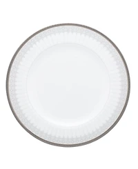 Noritake Silver Colonnade 4 Piece Salad Plate Set, Service for 4