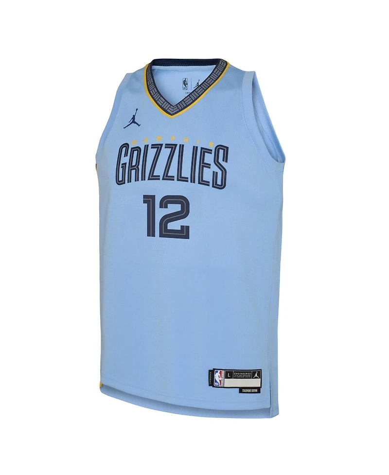 Big Boys and Girls Jordan Ja Morant Blue Memphis Grizzlies 2022/23 Swingman Jersey - Statement Edition