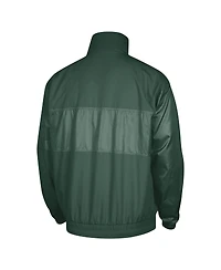 Men's Nike Hunter Green Milwaukee Bucks Courtside Versus Capsule Full-Zip Jacket