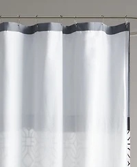 510 Design Donnell Embroidered Shower Curtain, 72" x 72"