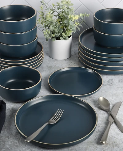 Gibson Home Zuma 18 Pc. Dinnerware Set, Service for 6