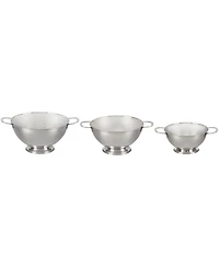 Le Creuset Set of 3 Stainless Steel Colanders