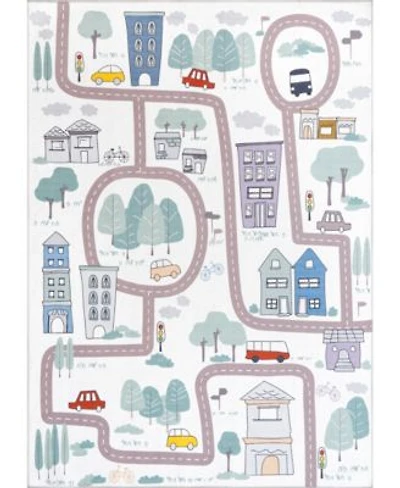 Nuloom Felix Chalea Kids Town Washable Area Rug